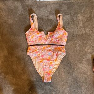 Albion Ditsy Pink Floral Bikini